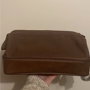 BEIS Brown Toiletry Bag for Men